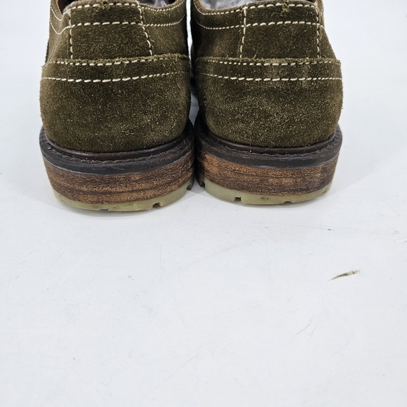 Hush Puppies Olive Green Rohan Rigby Men\'s Leather Oxford Derbys Size US 9 main image 4
